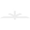Ekena Millwork Redmond Architectural Grade PVC Gable Bracket, 72"W x 18"H x 2"D x 4"F, 6/12 Pitch GBP072X18X0204RED00 - alternate 5